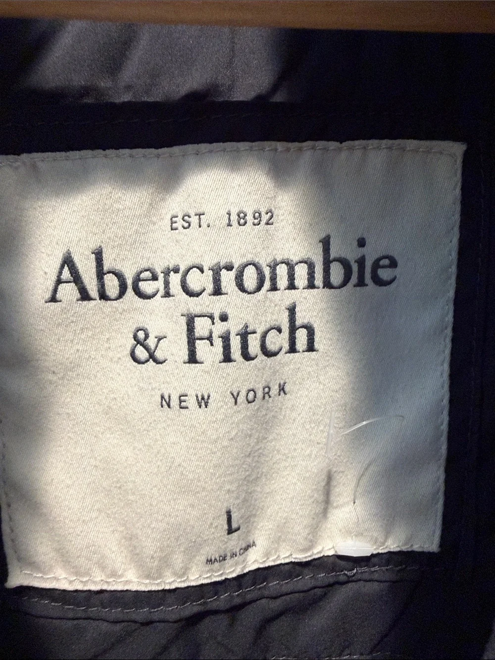 Abercrombie & Fitch Quilted Puffer Vest in Charcoal - Picture 2 of 6